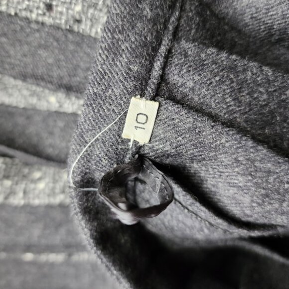 VALENTINO BOUTIQUE 70's wool knife pleated midi skirt avant guard 10‎ - Picture 3 of 9